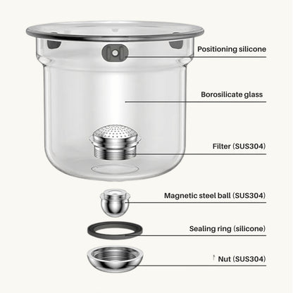 MoonBrew™ Glass Infuser Teapot